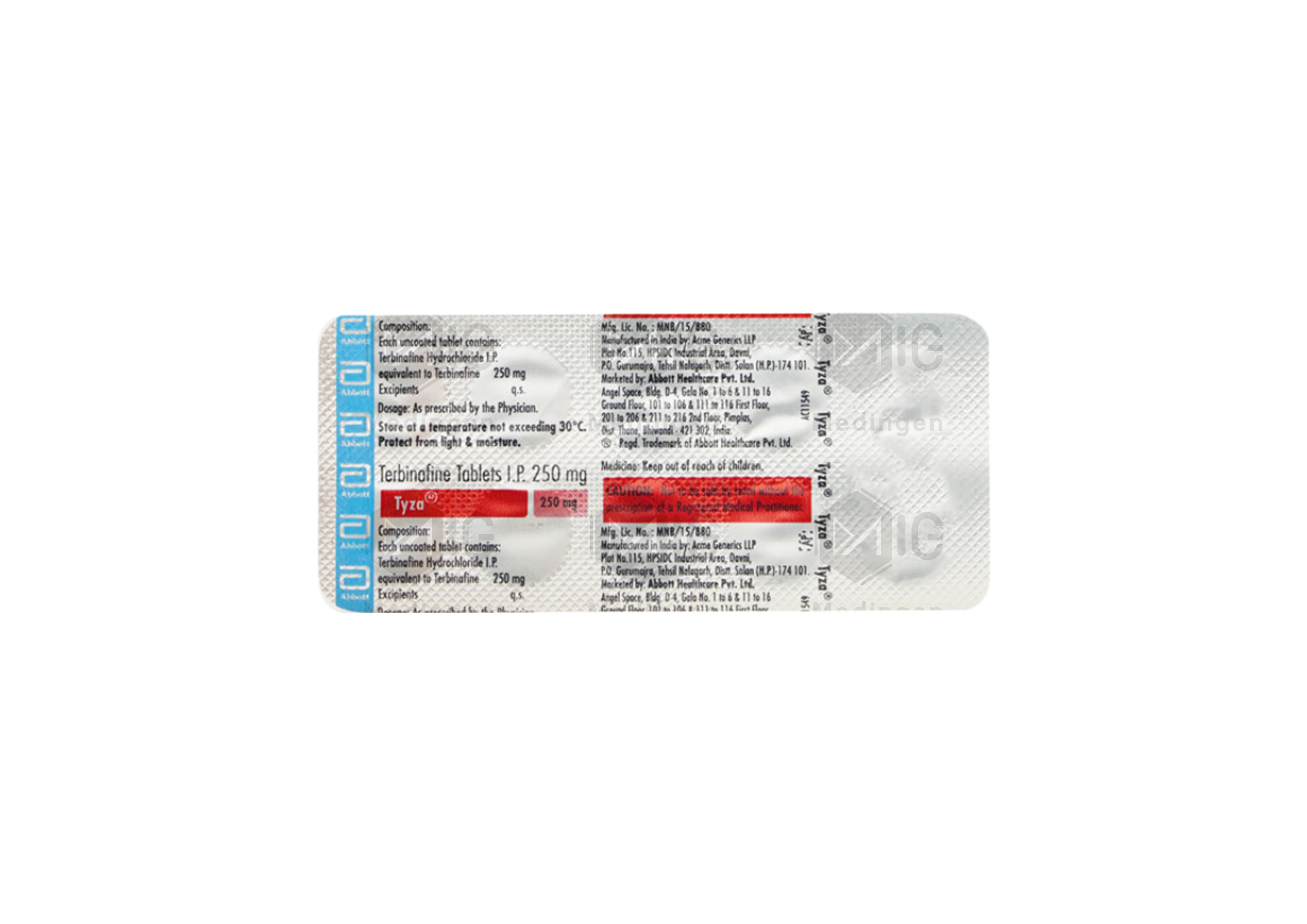 TYZA 250MG